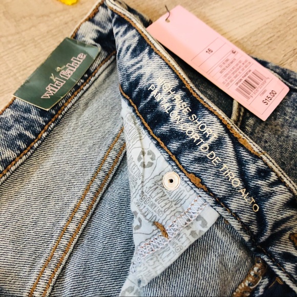 Target High Rise Jean Shorts - Picture 4 of 6